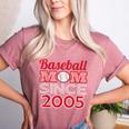 Baseball Mom Since 2005 Women's Heather T-Shirt Heather Mauve Baseball Mom Since 2005 Women's Heather T-Shirt Heather Mauve