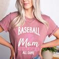 Baseball Mom Baseball Gloves Bat Baseball Player Women's Heather T-Shirt Heather Mauve Baseball Mom Baseball Gloves Bat Baseball Player Women's Heather T-Shirt Heather Mauve