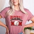 Baseball Mom Sports Red Women's Heather T-Shirt Heather Mauve Baseball Mom Sports Red Women's Heather T-Shirt Heather Mauve