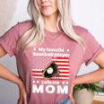 My Baseball Player Calls Me Mom Baseball Mom Women's Heather T-Shirt Heather Mauve My Baseball Player Calls Me Mom Baseball Mom Women's Heather T-Shirt Heather Mauve