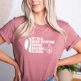 Busy Baseball Mom Essential Oils Meme For Oily Baseball Mom Women's Heather T-Shirt Heather Mauve