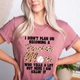 I Didn't Plan On Becoming a Baseball Mom Baseball Women's Heather T-Shirt Heather Mauve I Didn't Plan On Becoming a Baseball Mom Baseball Women's Heather T-Shirt Heather Mauve