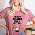 I'm Not Yelling This Is Baseball Mom Baseball Women's Heather T-Shirt Heather Mauve I'm Not Yelling This Is Baseball Mom Baseball Women's Heather T-Shirt Heather Mauve