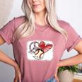 Peace Love Baseball Mom Mommy Premium Women's Heather T-Shirt Heather Mauve