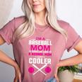 Self Expression Cool Baseball Mom Positive Thinking Women's Heather T-Shirt Heather Mauve Self Expression Cool Baseball Mom Positive Thinking Women's Heather T-Shirt Heather Mauve