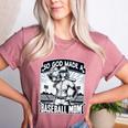 So God Made A Baseball Mom Baseball Player Premium Women's Heather T-Shirt Heather Mauve So God Made A Baseball Mom Baseball Player Premium Women's Heather T-Shirt Heather Mauve