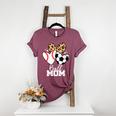 Ball Mom Soccer Baseball Mom Heart Women's Heather T-Shirt Heather Maroon Ball Mom Soccer Baseball Mom Heart Women's Heather T-Shirt Heather Maroon