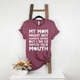Baseball Mom Swing Watch Mouth Baseball Boy Women's Heather T-Shirt Heather Maroon