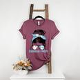 Guatemala Baseball Mom Messy Bun Women's Heather T-Shirt Heather Maroon Guatemala Baseball Mom Messy Bun Women's Heather T-Shirt Heather Maroon