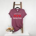 Home Plate Social Club Softball Season Baseball Mom Premium Women's Heather T-Shirt Heather Maroon