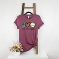 Peace Love Baseball Lover Motif For Women Pink Baseball Mom Women's Heather T-Shirt Heather Maroon Peace Love Baseball Lover Motif For Women Pink Baseball Mom Women's Heather T-Shirt Heather Maroon