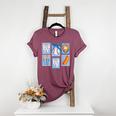 Stamps Coquette Bow Baseball Kids Youth Girls Baseball Mom Women's Heather T-Shirt Heather Maroon
