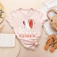 Ball Mom Football Baseball Mom Premium Women's Heather T-Shirt Heather Peach