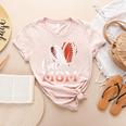 Ball Mom Football Baseball Mom Women's Heather T-Shirt Heather Peach Ball Mom Football Baseball Mom Women's Heather T-Shirt Heather Peach
