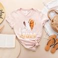 Ball Mom Heart Basketball Baseball Mom Women's Heather T-Shirt Heather Peach Ball Mom Heart Basketball Baseball Mom Women's Heather T-Shirt Heather Peach