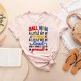 Ball Mom Proud Volleyball Baseball Mom Women's Heather T-Shirt Heather Peach Ball Mom Proud Volleyball Baseball Mom Women's Heather T-Shirt Heather Peach