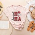 Baseball Mama Baseball Mom Game Day Senior Night Women's Heather T-Shirt Heather Peach Baseball Mama Baseball Mom Game Day Senior Night Women's Heather T-Shirt Heather Peach