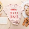 Baseball Mom Alphabet Parent Mama Player Game Sport Fan Women's Heather T-Shirt Heather Peach Baseball Mom Alphabet Parent Mama Player Game Sport Fan Women's Heather T-Shirt Heather Peach