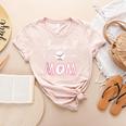 Baseball Mom Birthday Sport Baseball Sport Matching Family Women's Heather T-Shirt Heather Peach