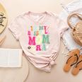 In My Baseball Mom Era Baseball Mama Women's Heather T-Shirt Heather Peach In My Baseball Mom Era Baseball Mama Women's Heather T-Shirt Heather Peach