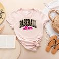 Baseball Mom Leopard Baseball Mama Life Girls Women Baller Women's Heather T-Shirt Heather Peach Baseball Mom Leopard Baseball Mama Life Girls Women Baller Women's Heather T-Shirt Heather Peach