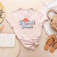 Baseball Mom And Sweet For Moms Vintage Font Women's Heather T-Shirt Heather Peach Baseball Mom And Sweet For Moms Vintage Font Women's Heather T-Shirt Heather Peach