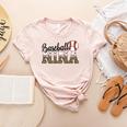 Baseball Nina Women BallPark Nina Baseball Mom Mother's Day Women's Heather T-Shirt Heather Peach Baseball Nina Women BallPark Nina Baseball Mom Mother's Day Women's Heather T-Shirt Heather Peach