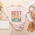 Best Baseball Mom Sports Cute Moms Day Women's Heather T-Shirt Heather Peach Best Baseball Mom Sports Cute Moms Day Women's Heather T-Shirt Heather Peach