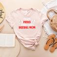Crazy Proud Always Loud Baseball Mom Shirt Baseball Women's Heather T-Shirt Heather Peach Crazy Proud Always Loud Baseball Mom Shirt Baseball Women's Heather T-Shirt Heather Peach