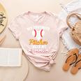 My Favorite Pitcher Calls Me MomMom Pitcher Baseball Mom Mom Women's Heather T-Shirt Heather Peach My Favorite Pitcher Calls Me MomMom Pitcher Baseball Mom Mom Women's Heather T-Shirt Heather Peach