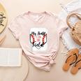 My Heart Is On That Field Baseball Mom Momm Women's Heather T-Shirt Heather Peach My Heart Is On That Field Baseball Mom Momm Women's Heather T-Shirt Heather Peach