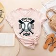 Home Run Mom Shirt Baseball Mom Mother's Day Women's Heather T-Shirt Heather Peach Home Run Mom Shirt Baseball Mom Mother's Day Women's Heather T-Shirt Heather Peach