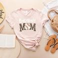 Leopard Baseball Mom Baseball Mama Retro Cute Mother's Day Premium Women's Heather T-Shirt Heather Peach Leopard Baseball Mom Baseball Mama Retro Cute Mother's Day Premium Women's Heather T-Shirt Heather Peach
