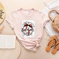 Loud Proud Baseball Mom Mommy Women's Heather T-Shirt Heather Peach Loud Proud Baseball Mom Mommy Women's Heather T-Shirt Heather Peach