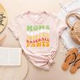 Moms Against Baseball Pants Retro Baseball Mom Women's Heather T-Shirt Heather Peach Moms Against Baseball Pants Retro Baseball Mom Women's Heather T-Shirt Heather Peach