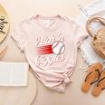 Pitch 'n Giggles Baseball Player Women Baseball Mom Women's Heather T-Shirt Heather Peach Pitch 'n Giggles Baseball Player Women Baseball Mom Women's Heather T-Shirt Heather Peach