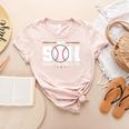 My Son Bought Me This Baseball Mom Women's Heather T-Shirt Heather Peach