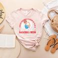 Super Cool Baseball Mom Here I'M Killing It Women's Heather T-Shirt Heather Peach