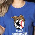 Ball MomMom Soccer Baseball Mom Mom Women's Heather T-Shirt Heather True Royal Ball MomMom Soccer Baseball Mom Mom Women's Heather T-Shirt Heather True Royal