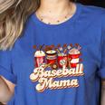 Baseball Mama Coffee Game Day Vibes Baseball Mom Women's Heather T-Shirt Heather True Royal