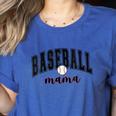 Baseball Mama Cute Women Team Mom Or Baseball Mom Sports Women's Heather T-Shirt Heather True Royal