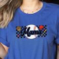 Baseball Mama Game Day Vibes Women Baseball Mom Women's Heather T-Shirt Heather True Royal Baseball Mama Game Day Vibes Women Baseball Mom Women's Heather T-Shirt Heather True Royal