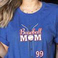 Baseball Mom 99 Number 99 Jersey Team Numbered Jersey Women's Heather T-Shirt Heather True Royal Baseball Mom 99 Number 99 Jersey Team Numbered Jersey Women's Heather T-Shirt Heather True Royal