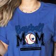 Baseball Mom Blue Varsity Baseball Mama Cute Mother's Day Women's Heather T-Shirt Heather True Royal