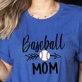 Baseball Mom Cute Arrow Father's Mother's Xmas Day Women's Heather T-Shirt Heather True Royal Baseball Mom Cute Arrow Father's Mother's Xmas Day Women's Heather T-Shirt Heather True Royal