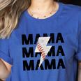 Baseball Mom Game Day Baseball Season Gameday Sports Mama Women's Heather T-Shirt Heather True Royal Baseball Mom Game Day Baseball Season Gameday Sports Mama Women's Heather T-Shirt Heather True Royal