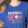 Baseball Mom Pink Ribbon Breast Cancer Awareness Fighters Women's Heather T-Shirt Heather True Royal Baseball Mom Pink Ribbon Breast Cancer Awareness Fighters Women's Heather T-Shirt Heather True Royal