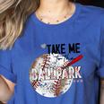 Baseball Moms Cute Take Me To The Ballpark Sports Athletic Women's Heather T-Shirt Heather True Royal Baseball Moms Cute Take Me To The Ballpark Sports Athletic Women's Heather T-Shirt Heather True Royal