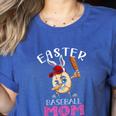 Dabbing Easter Baseball Mom Mother's Day Bunny Sunday Egg Women's Heather T-Shirt Heather True Royal Dabbing Easter Baseball Mom Mother's Day Bunny Sunday Egg Women's Heather T-Shirt Heather True Royal