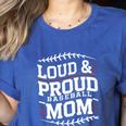 Loud & Proud Baseball Mom Mama Sport Cute Women's Heather T-Shirt Heather True Royal Loud & Proud Baseball Mom Mama Sport Cute Women's Heather T-Shirt Heather True Royal